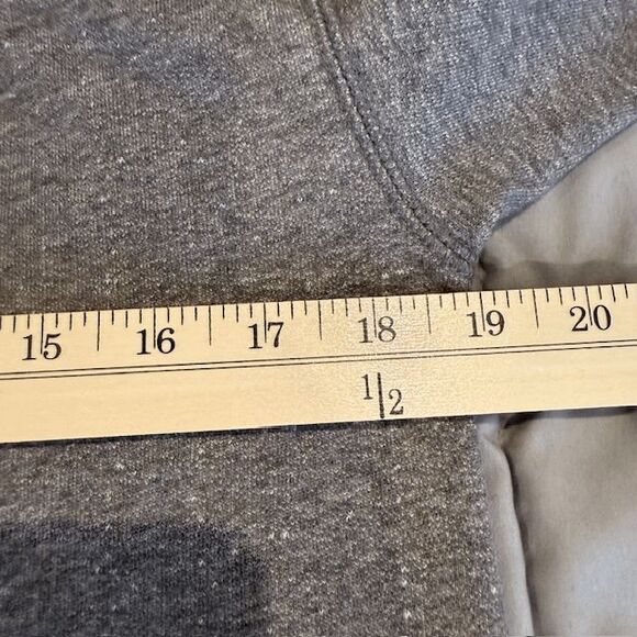 Marc by Marc Jacobs Ash Brown Henley Elbow Patches Raw Hem 3/4 Sleeve Small - Picture 7 of 10